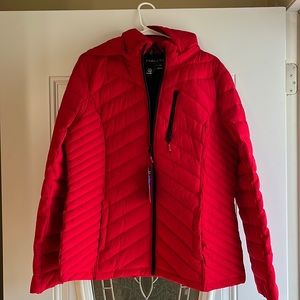 NWT Red Nautical Women’s Puffer Coat